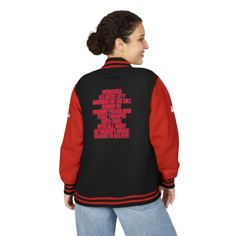 Springsteen: Deliver Me from Nowhere Unisex Heavyweight Letterman Jacket - Image 4