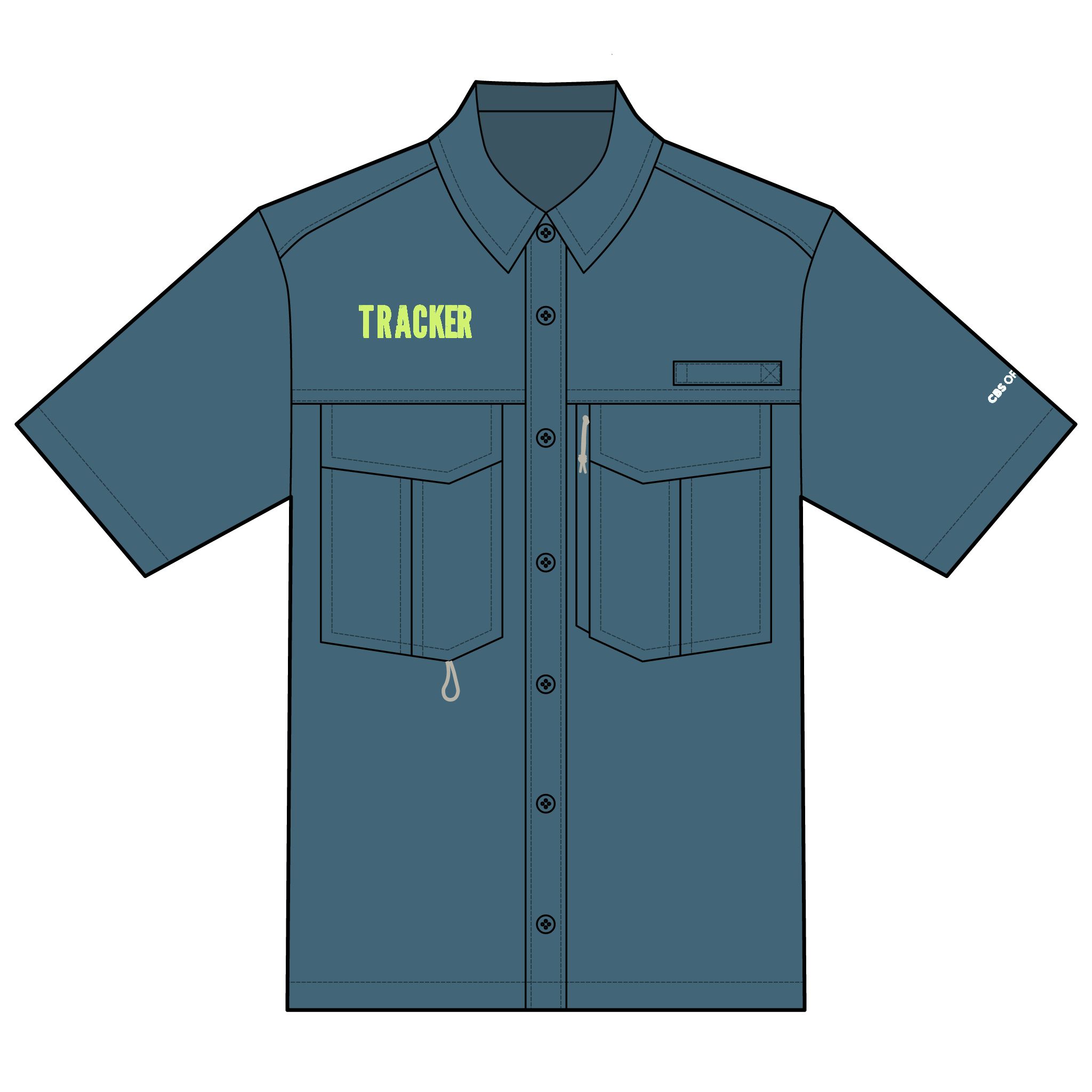 Tracker Eddie Bauer Unisex Short Sleeve Performance Fishing Shirt - Image 2