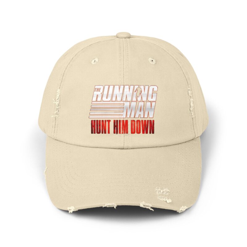 Running Man (2025) Unisex Distressed Cap - Image 5