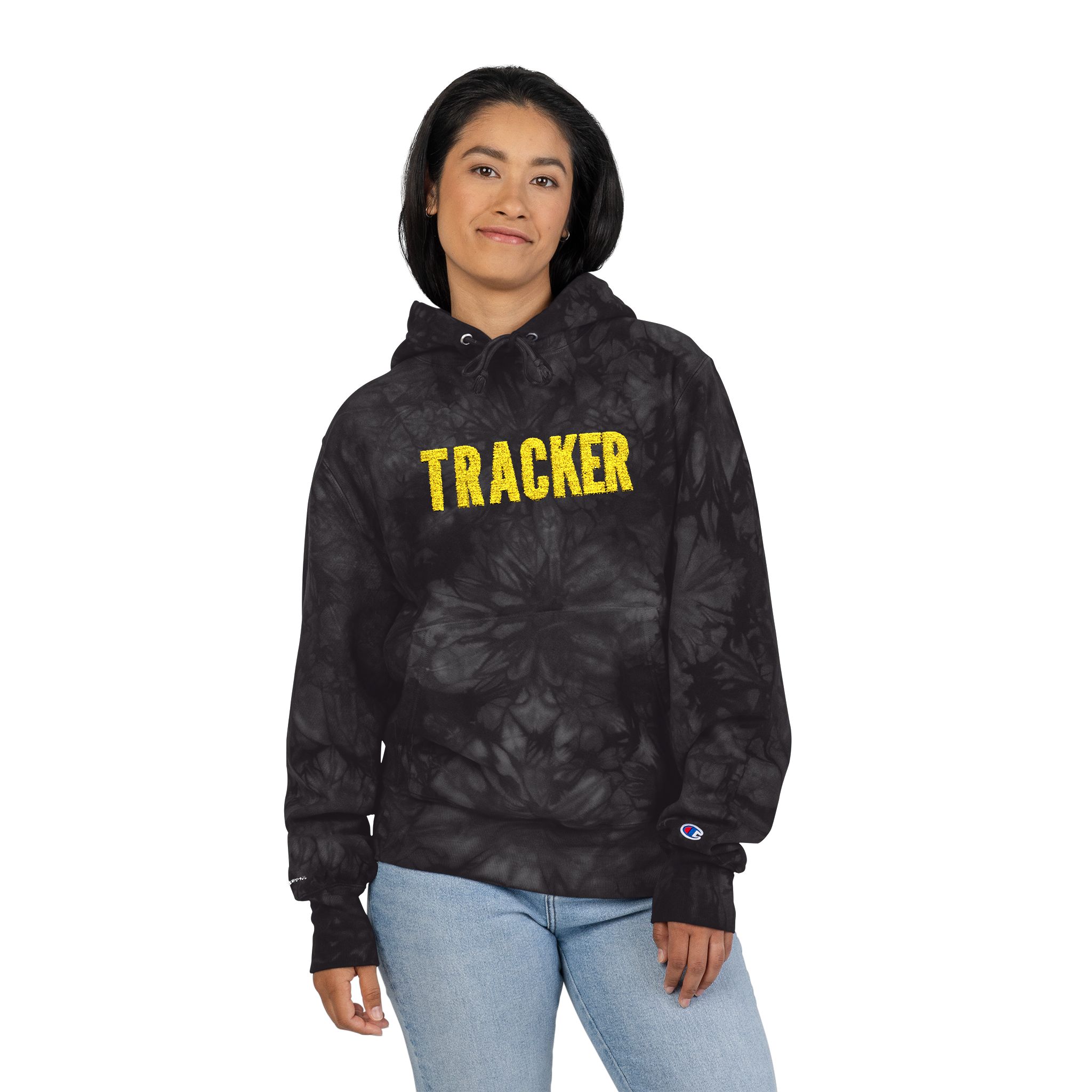Tracker Unisex Champion Tie-Dye Hoodie (Embroidery) - Image 8