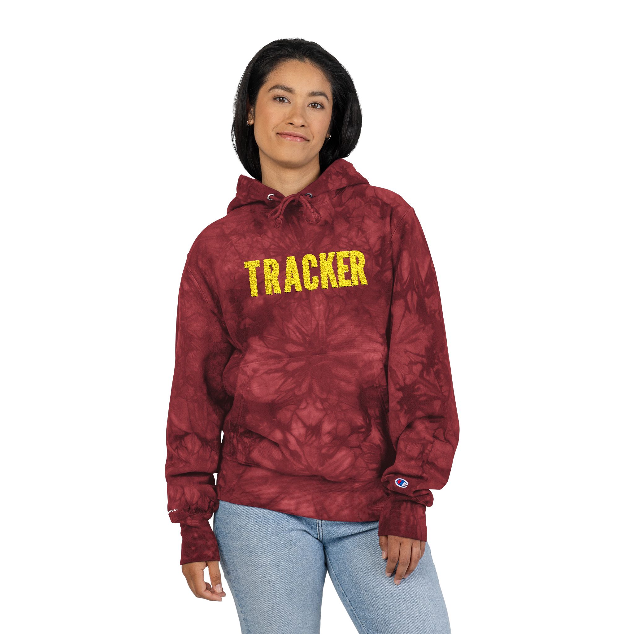 Tracker Unisex Champion Tie-Dye Hoodie (Embroidery) - Image 12