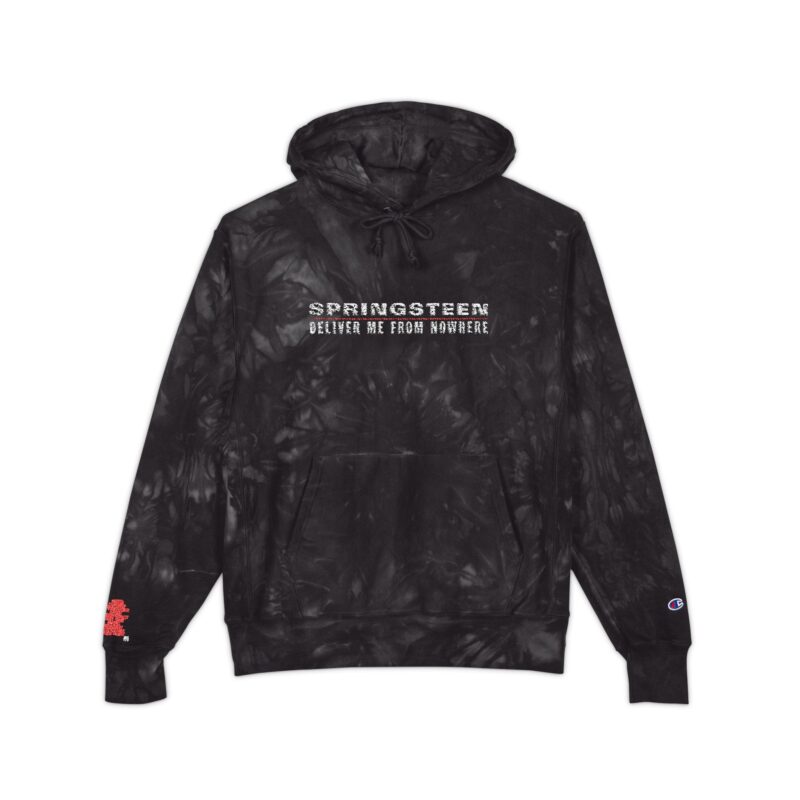 Springsteen: Deliver Me from Nowhere Unisex Champion Tie-Dye Hoodie (Embroidery) - Image 5