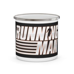 The Running Man (2025) Enamel Camping Mug