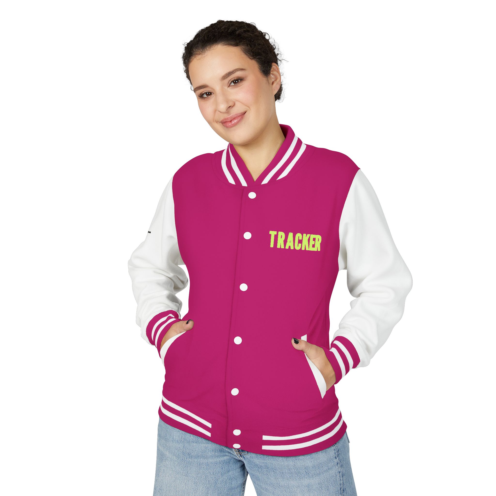 Tracker Unisex Heavyweight Letterman Jacket - Image 11