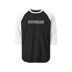Springsteen: Deliver Me from Nowhere Unisex Three-Quarter Sleeve Raglan Shirt