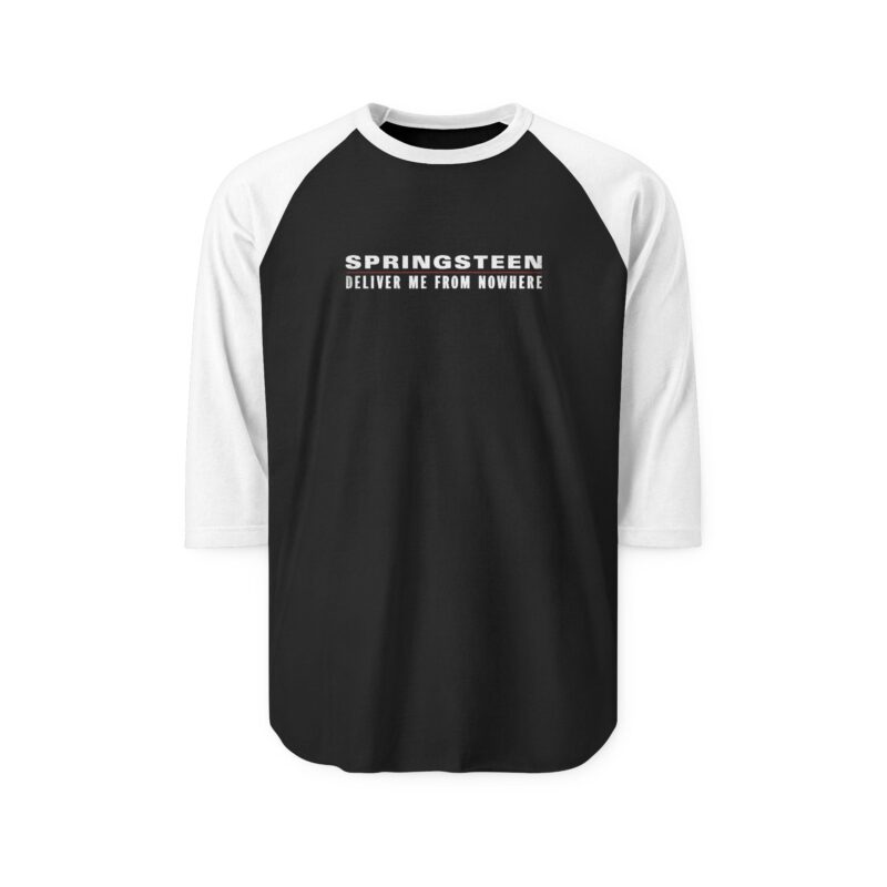 Springsteen: Deliver Me from Nowhere Unisex Three-Quarter Sleeve Raglan Shirt