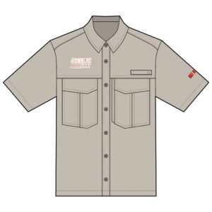 The Running Man (2025)  Eddie Bauer Unisex Short Sleeve Performance Fishing Shirt