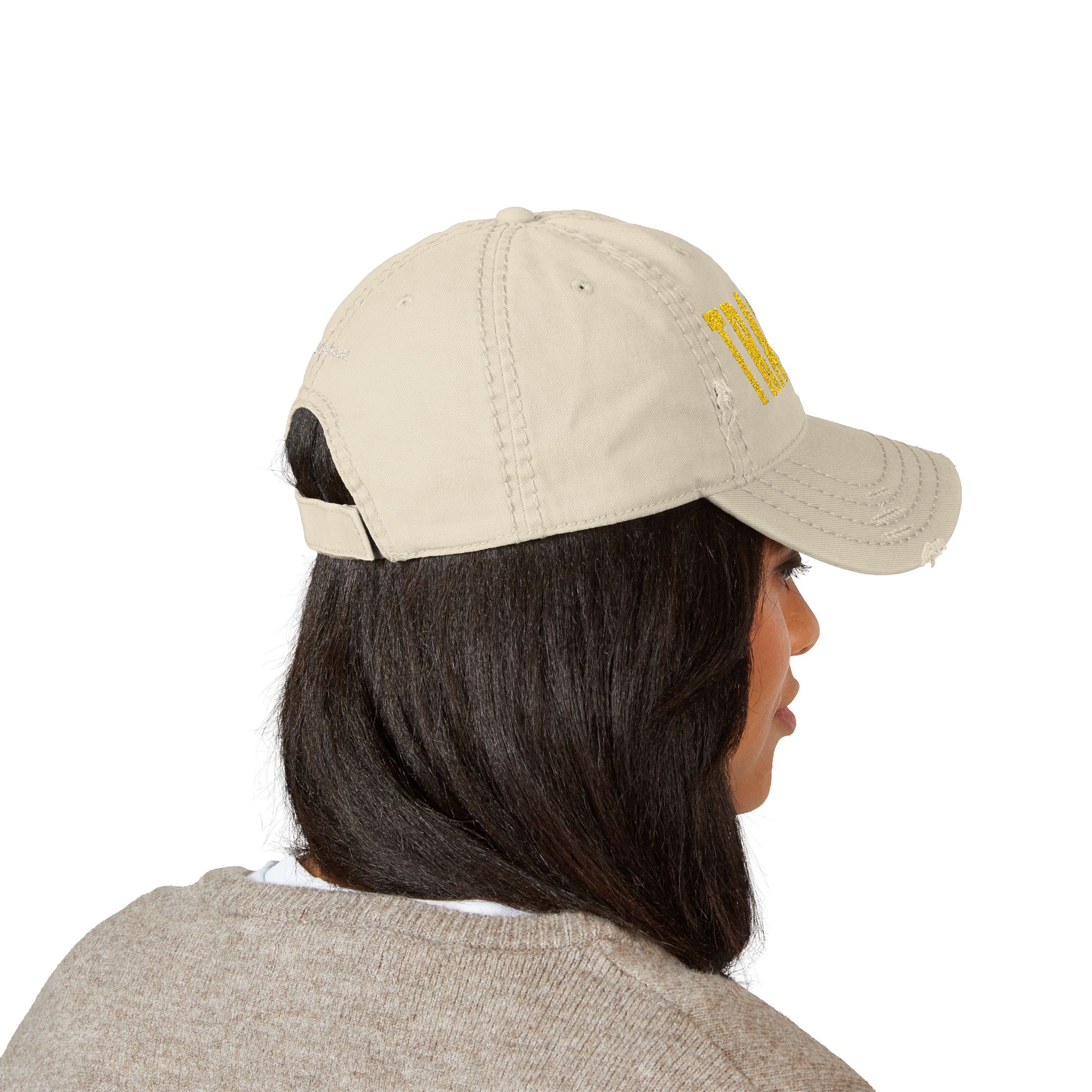 Tracker Distressed Dad Hat (Embroidery) - Image 4