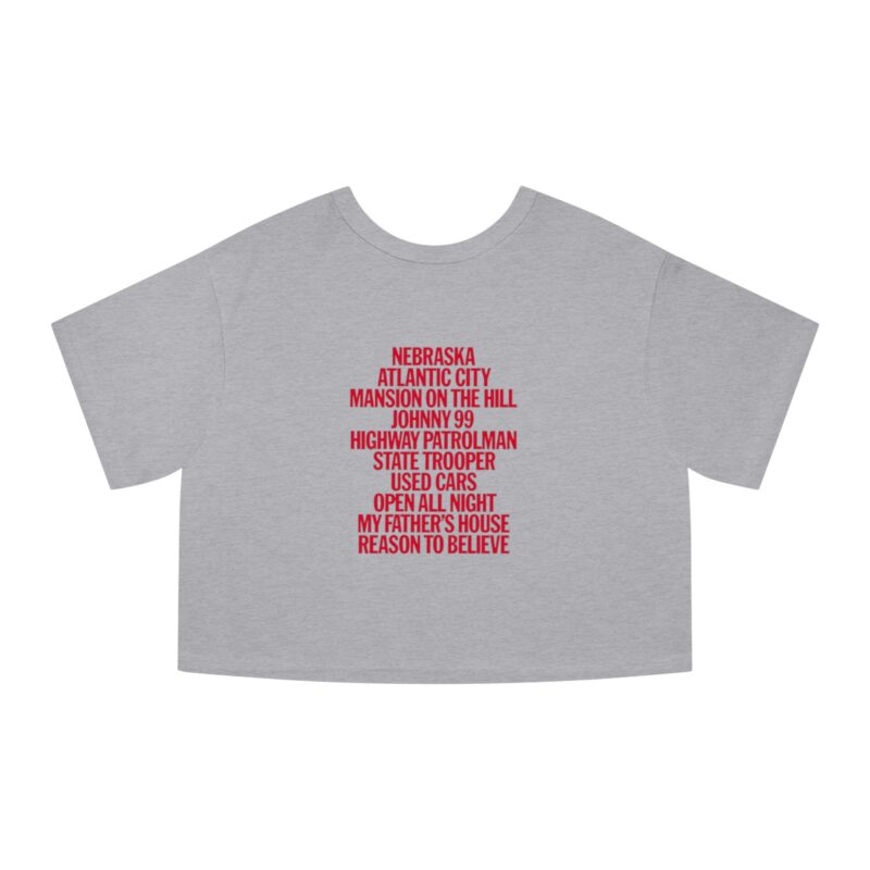 Springsteen: Deliver Me from Nowhere Champion Women's Heritage Cropped T-Shirt - Image 8