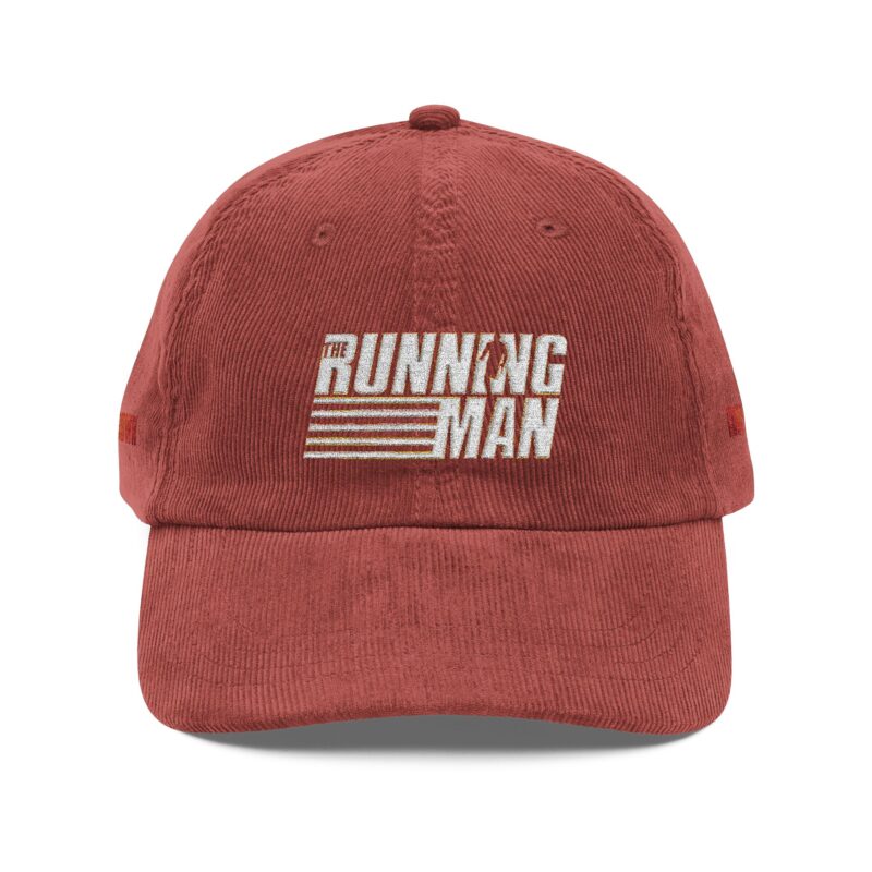 Running Man (2025) Vintage Corduroy Cap (Embroidery)