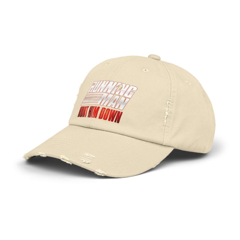 Running Man (2025) Unisex Distressed Cap - Image 6