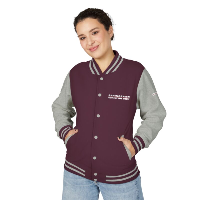 Springsteen: Deliver Me from Nowhere Unisex Heavyweight Letterman Jacket - Image 15