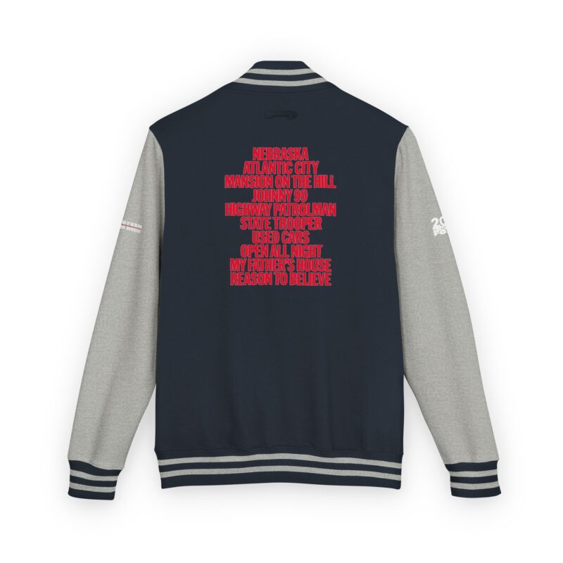 Springsteen: Deliver Me from Nowhere Unisex Heavyweight Letterman Jacket - Image 6