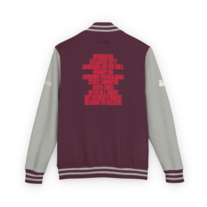 Springsteen: Deliver Me from Nowhere Unisex Heavyweight Letterman Jacket - Image 14
