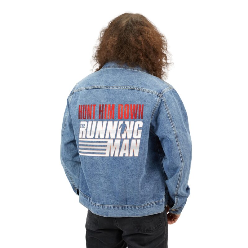 The Running Man (2025) Men's Denim Jacket - Image 4