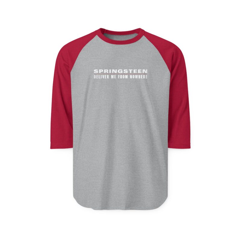 Springsteen: Deliver Me from Nowhere Unisex Three-Quarter Sleeve Raglan Shirt - Image 7
