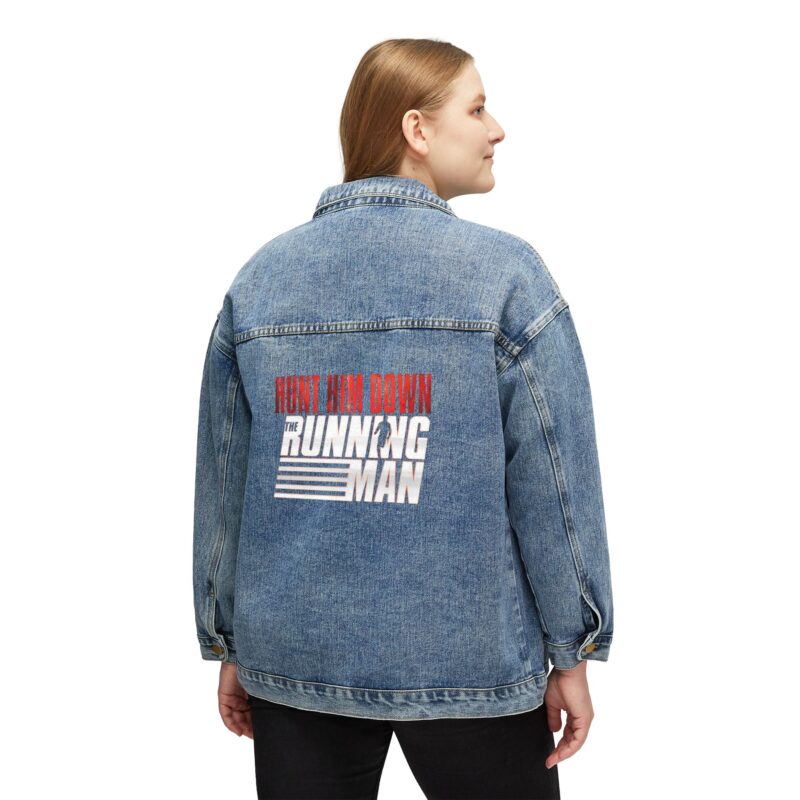 The Running Man (2025) Women's Denim Jacket - Image 4
