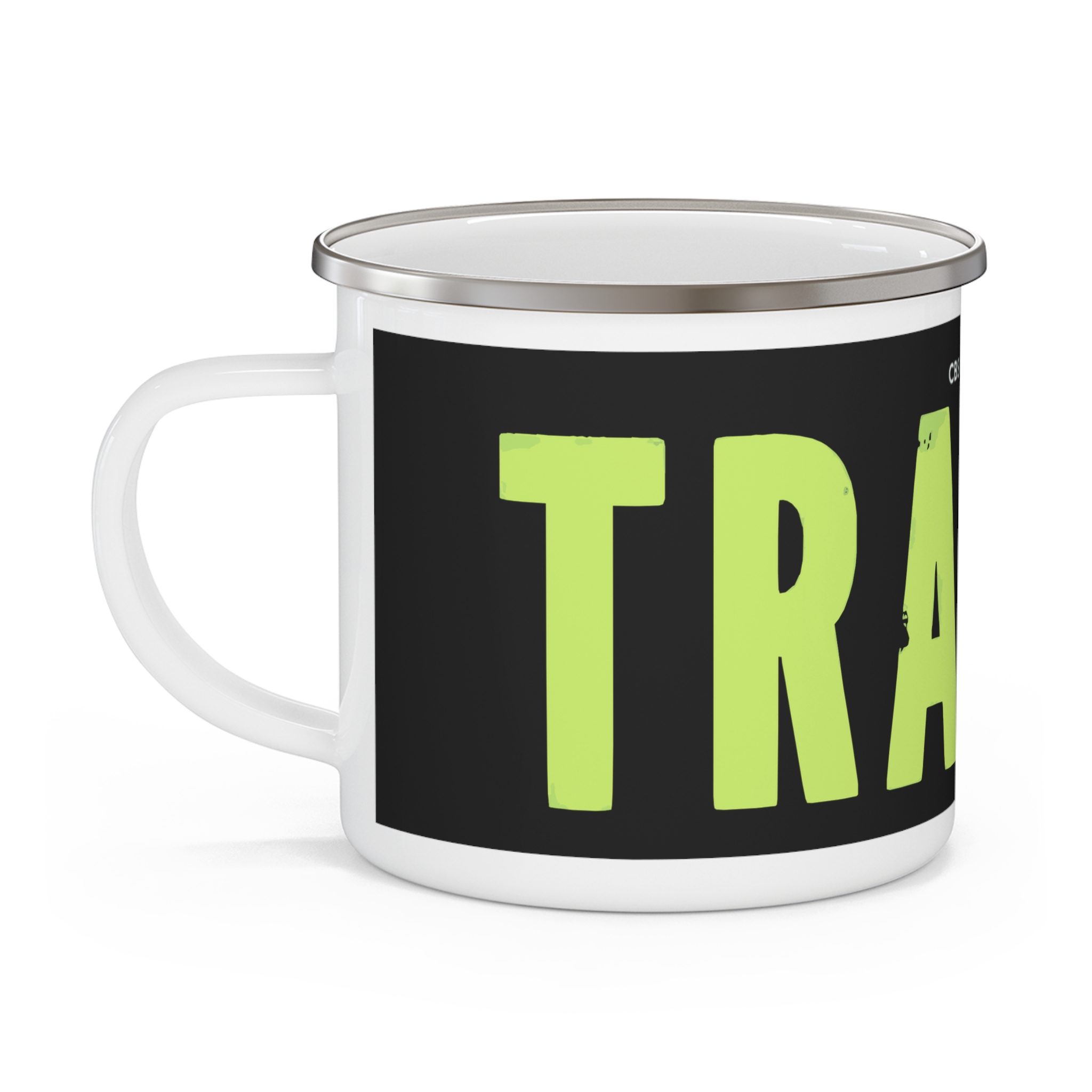 Tracker Enamel Camping Mug - Image 3