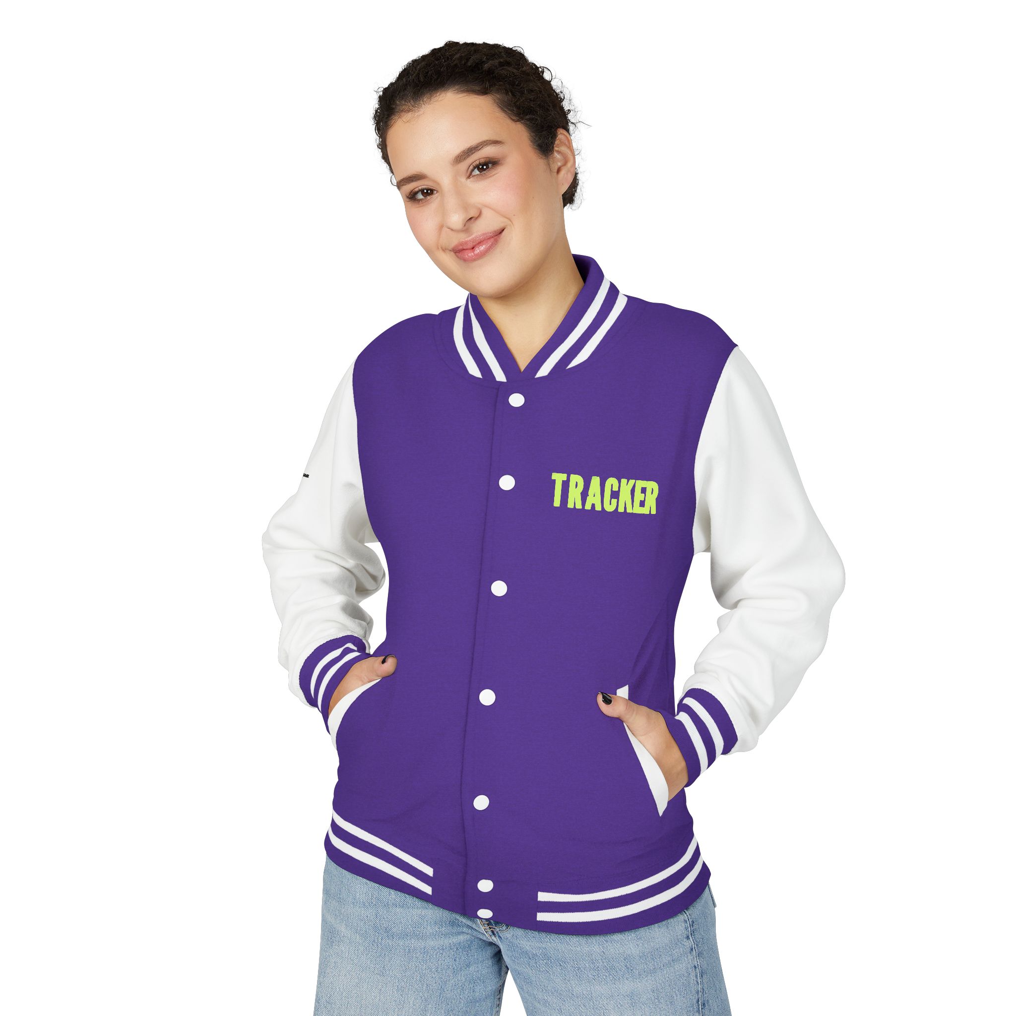 Tracker Unisex Heavyweight Letterman Jacket - Image 19