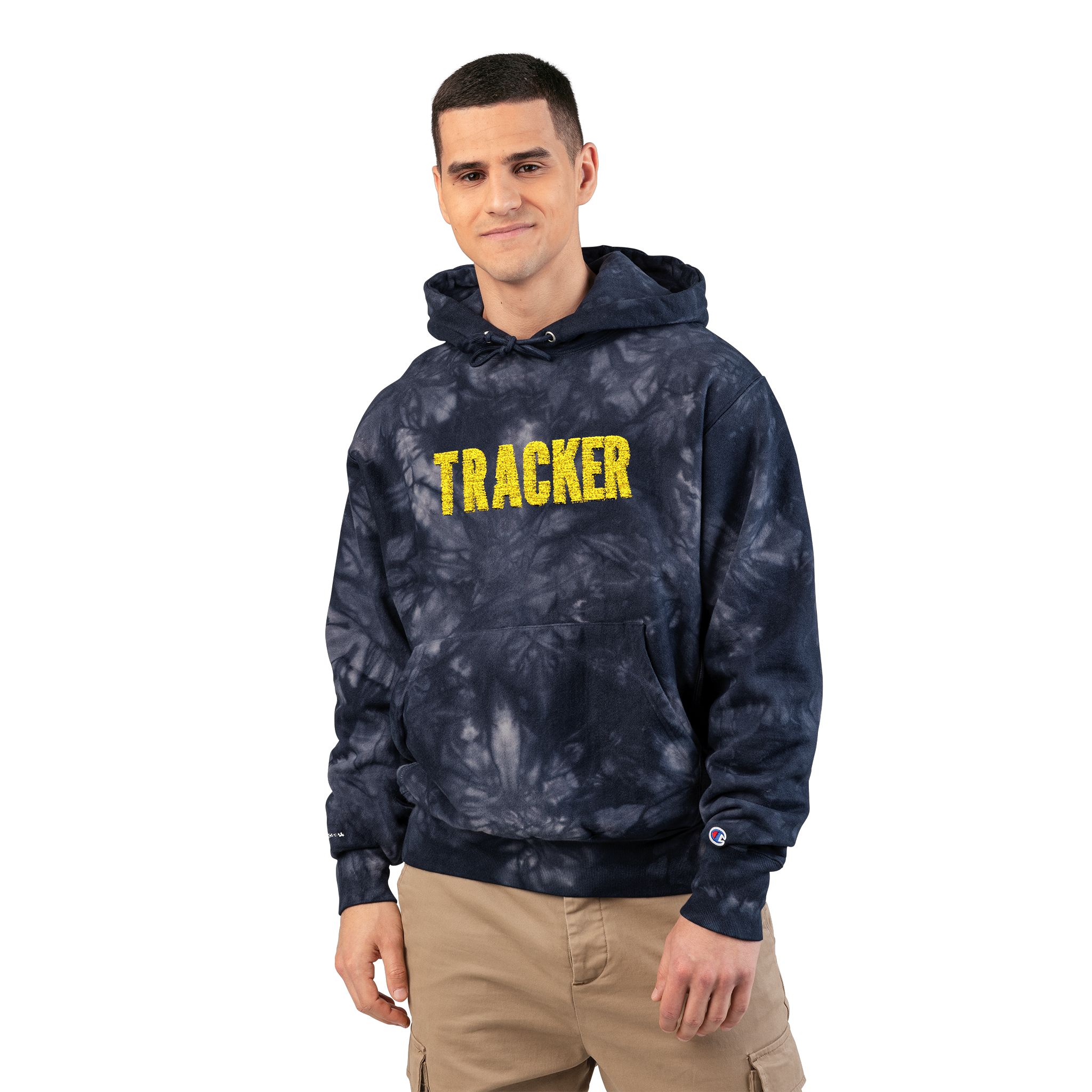 Tracker Unisex Champion Tie-Dye Hoodie (Embroidery) - Image 3