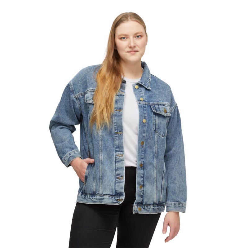 The Running Man (2025) Women's Denim Jacket - Image 3