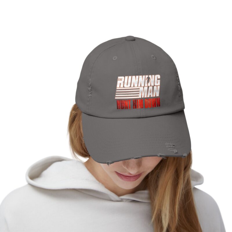 Running Man (2025) Unisex Distressed Cap - Image 16