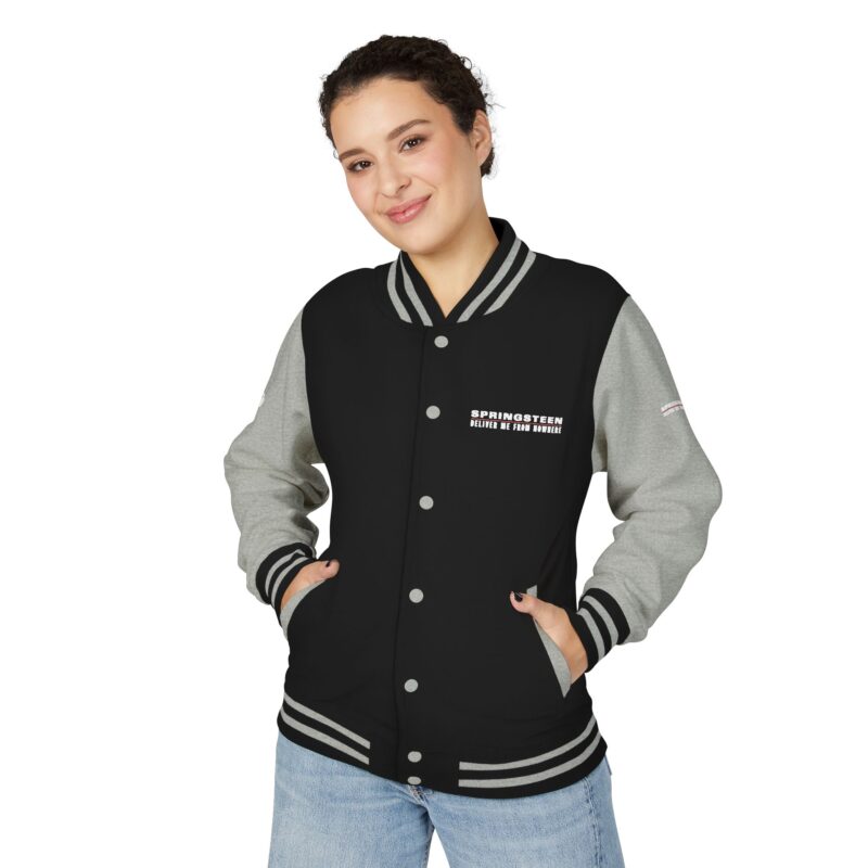 Springsteen: Deliver Me from Nowhere Unisex Heavyweight Letterman Jacket - Image 11