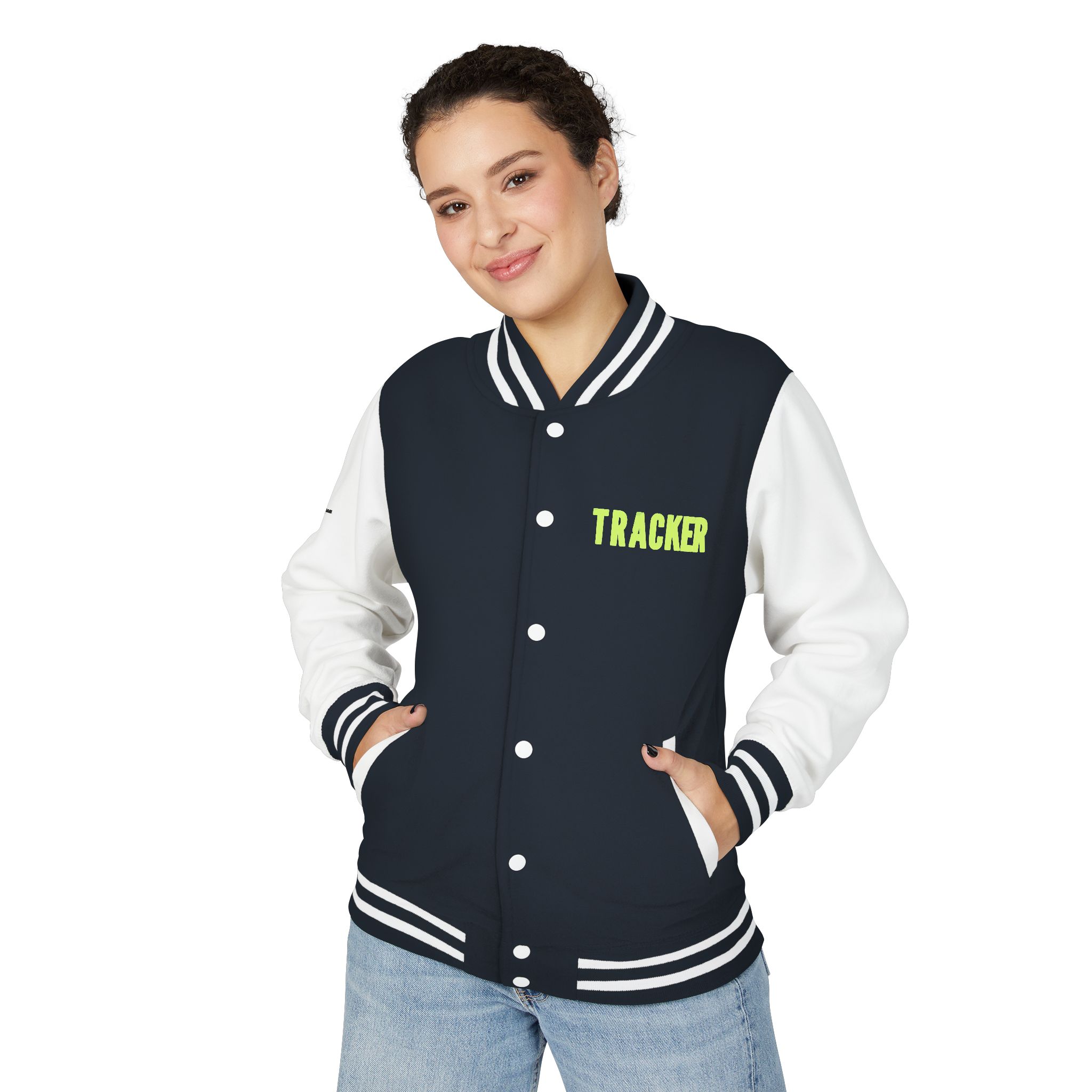 Tracker Unisex Heavyweight Letterman Jacket - Image 7