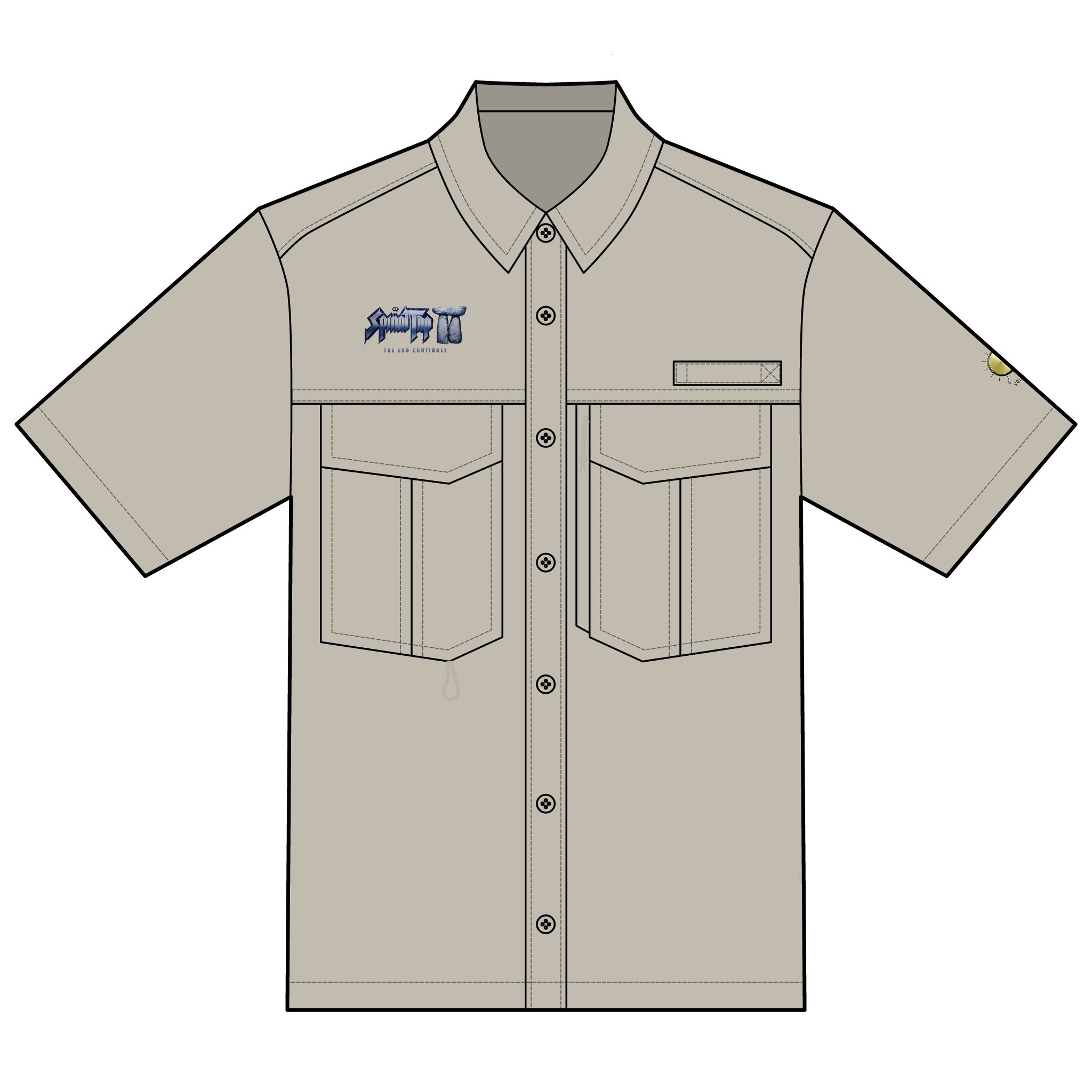 Spinal Tap II: The End Continues Eddie Bauer Unisex Short Sleeve Performance Fishing Shirt - Image 2