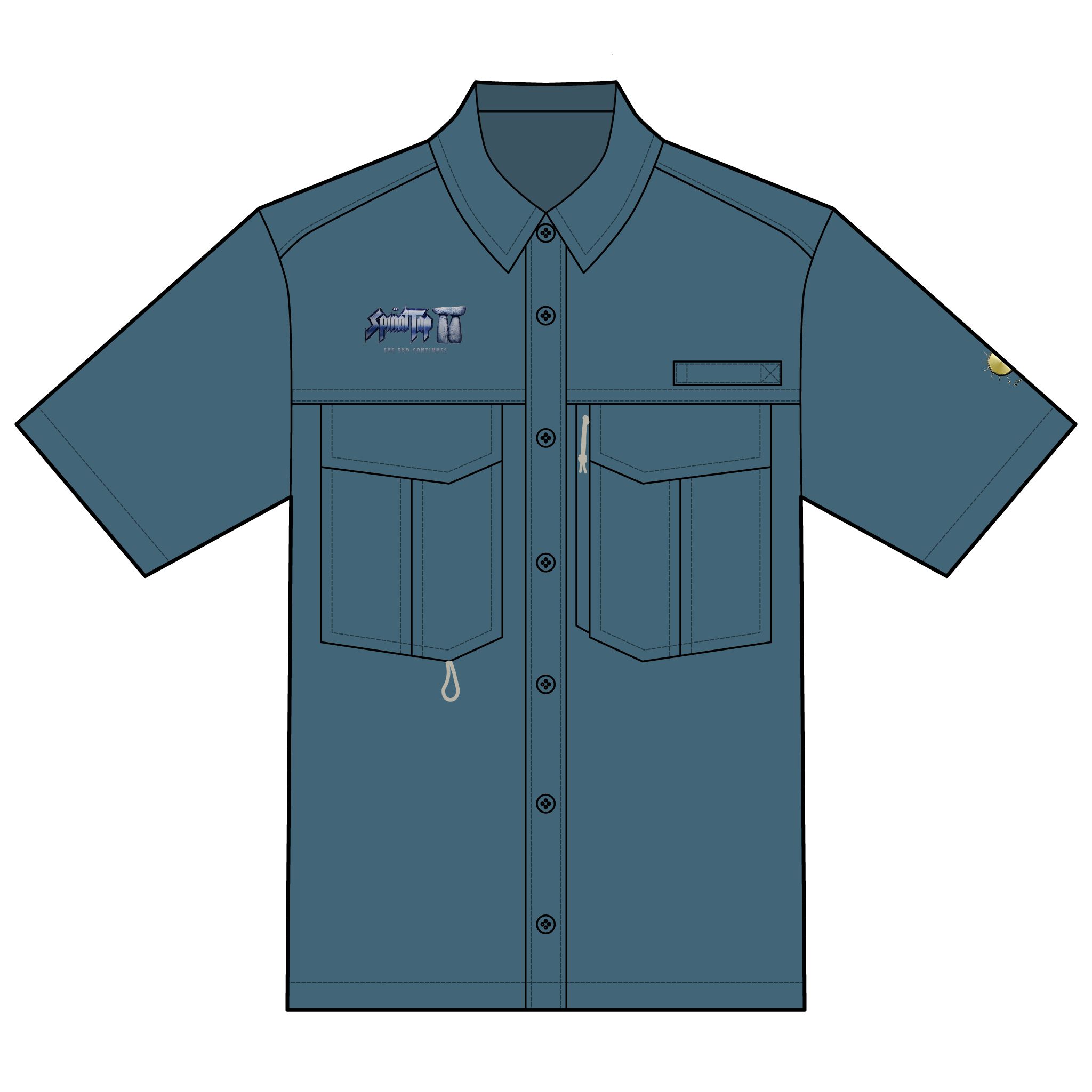 Spinal Tap II: The End Continues Eddie Bauer Unisex Short Sleeve Performance Fishing Shirt - Image 3