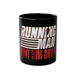 The Running Man (2025) Two-Tone Coffee Mugs, 11oz