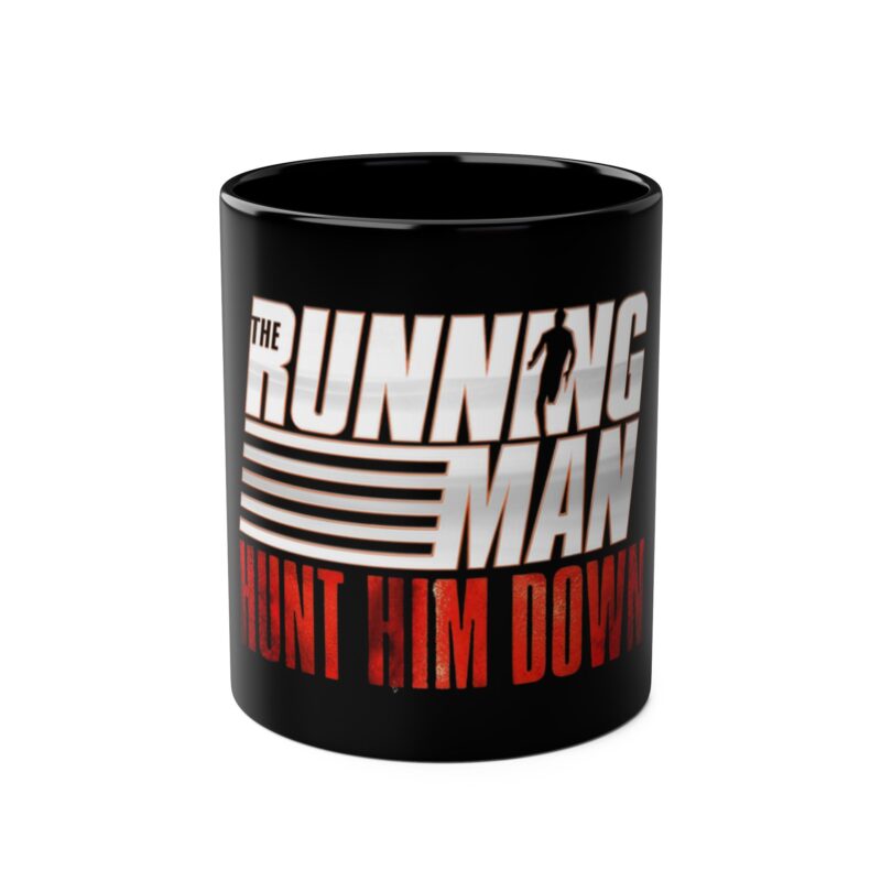 The Running Man (2025) Two-Tone Coffee Mugs, 11oz