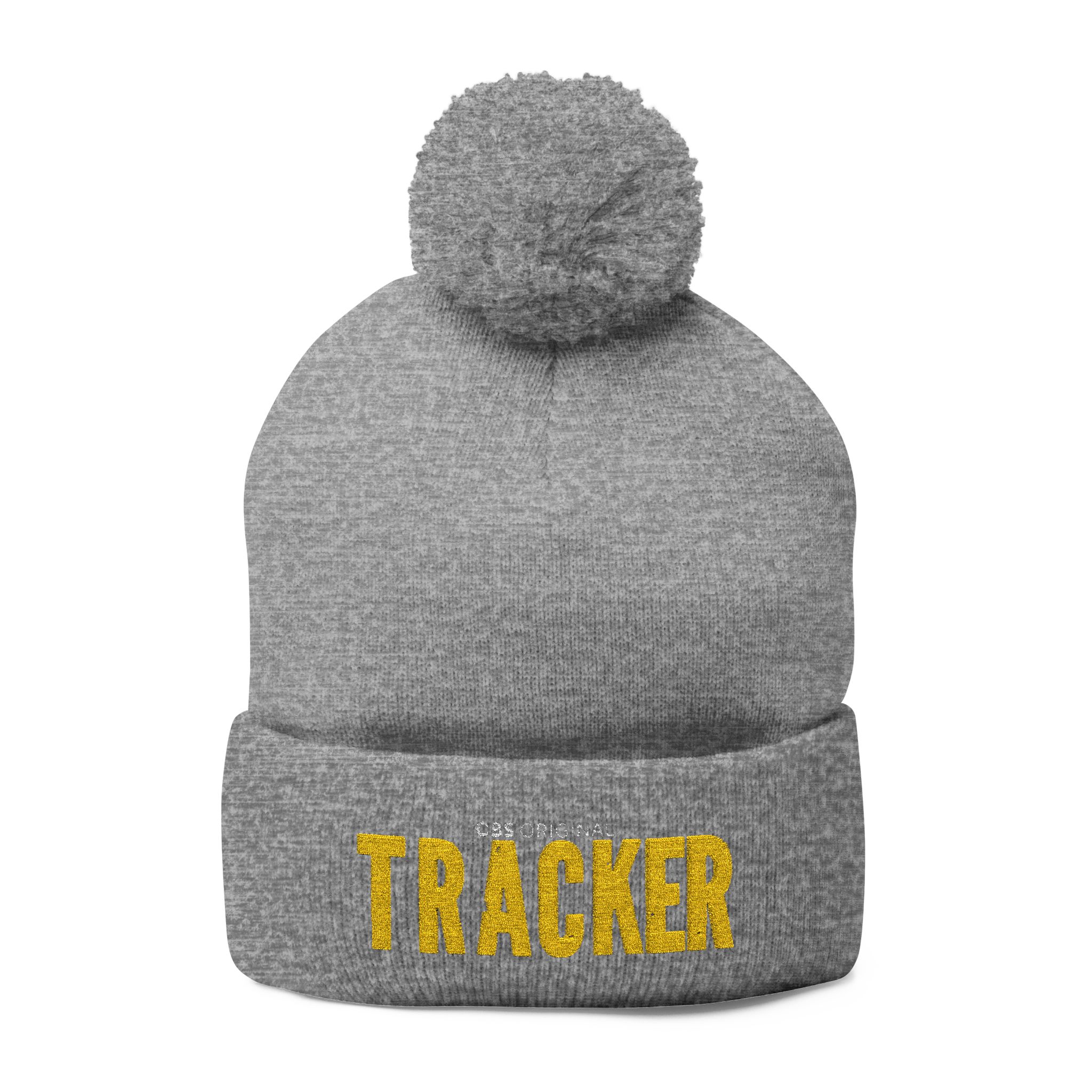 Tracker Pom-Pom Knit Cap (Embroidery)