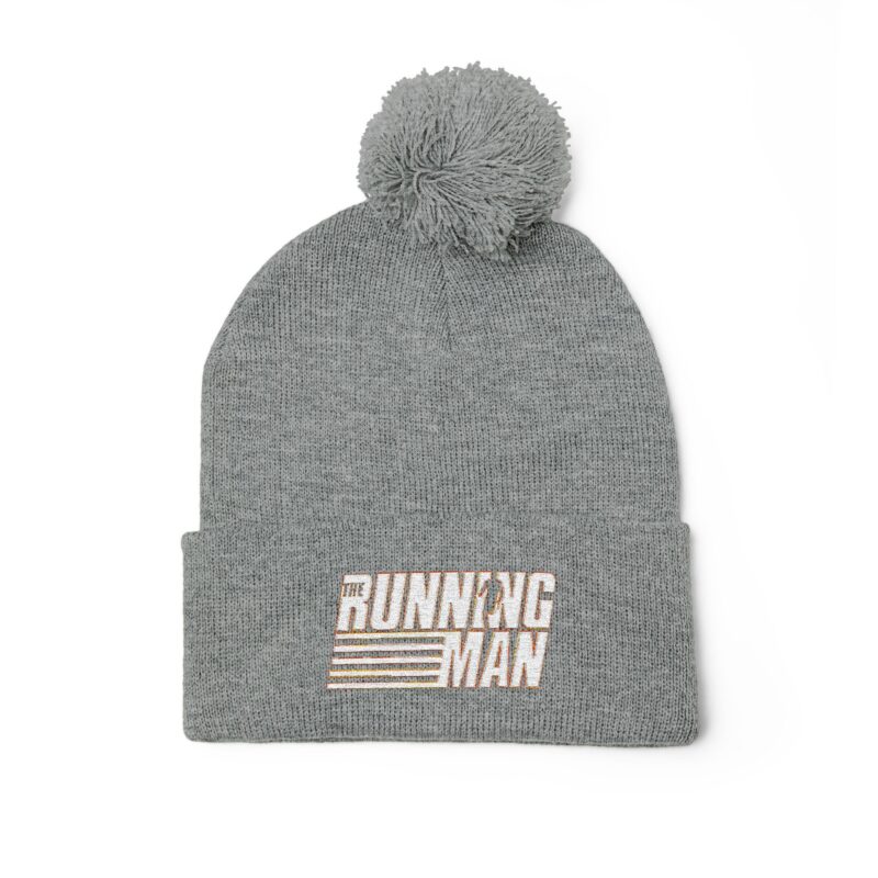 The Running Man (2025) Pom-Pom Knit Cap (Embroidery) - Image 3