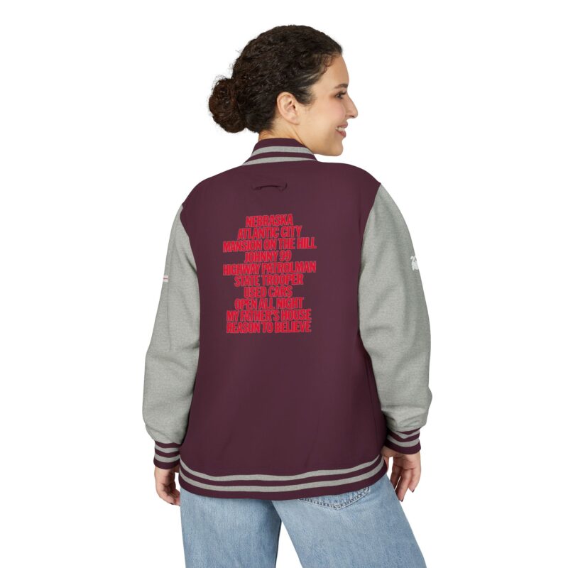 Springsteen: Deliver Me from Nowhere Unisex Heavyweight Letterman Jacket - Image 16