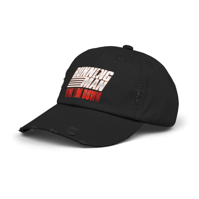 Running Man (2025) Unisex Distressed Cap - Image 2
