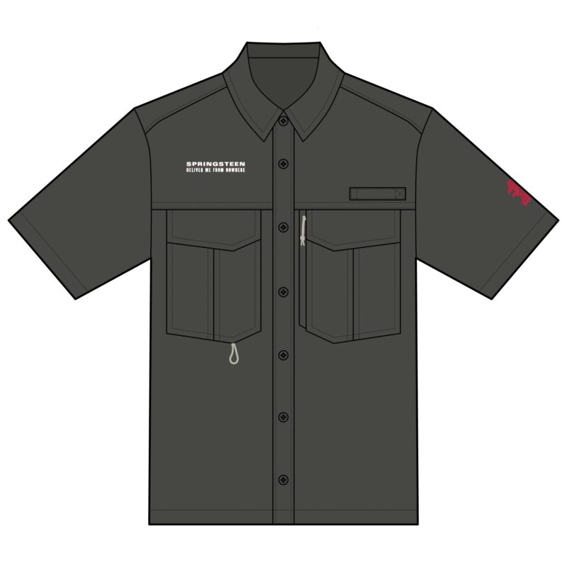 Springsteen: Deliver Me from Nowhere Eddie Bauer Unisex Short Sleeve Performance Fishing Shirt - Image 3