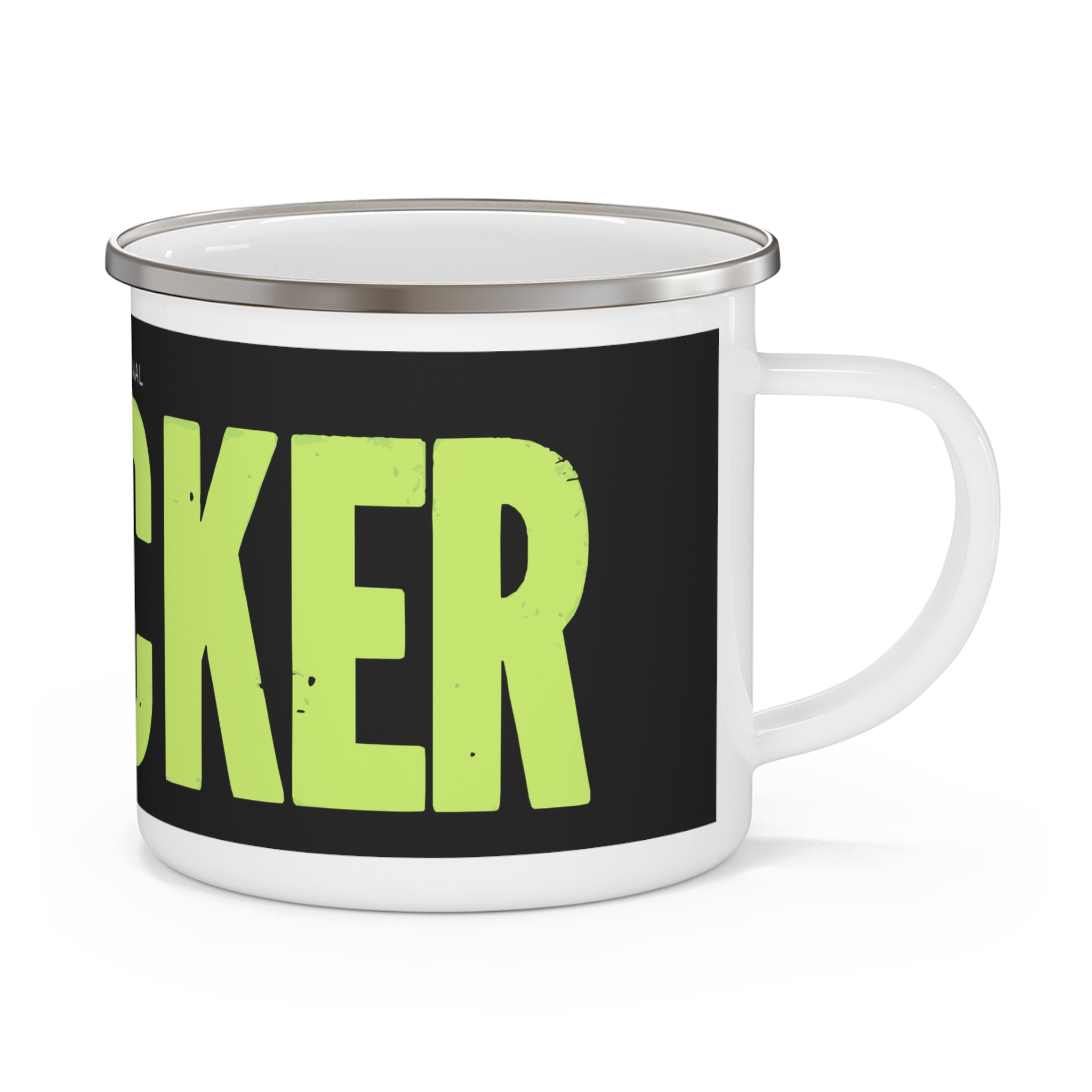 Tracker Enamel Camping Mug - Image 2