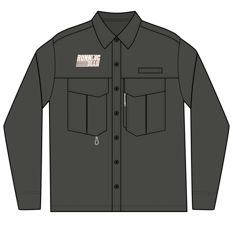 The Running Man (2025) Men's Long Sleeve Performance Fishing Shirt - Image 2