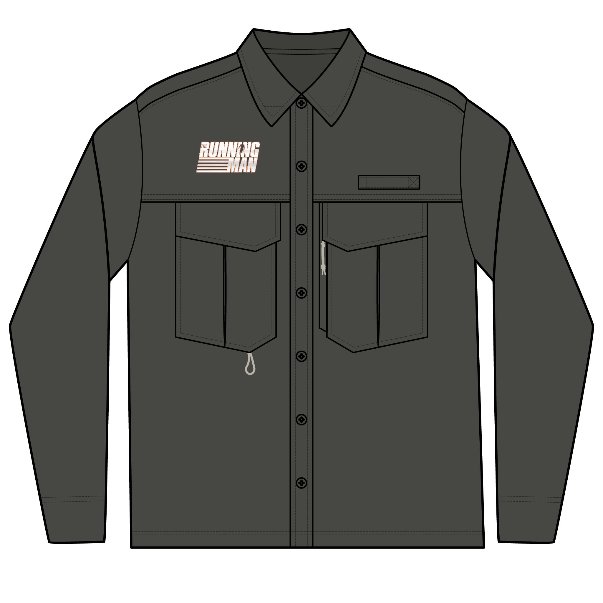 The Running Man (2025) Men's Long Sleeve Performance Fishing Shirt - Image 2