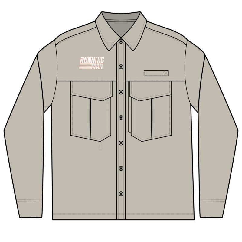 The Running Man (2025) Men's Long Sleeve Performance Fishing Shirt