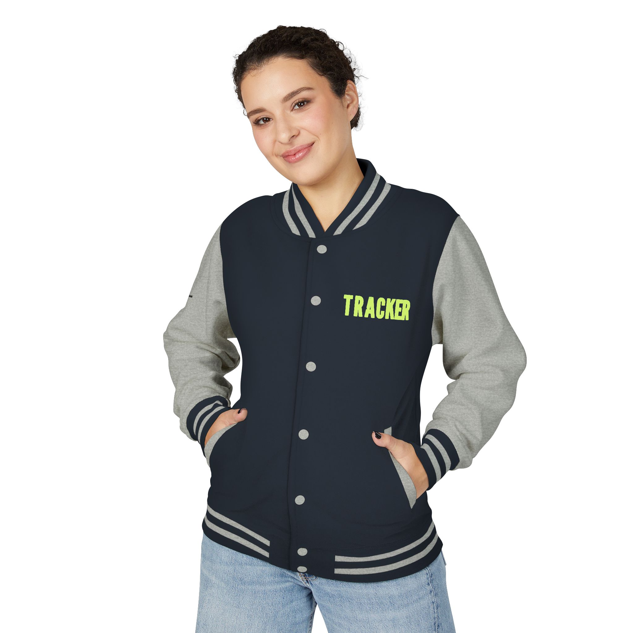 Tracker Unisex Heavyweight Letterman Jacket - Image 3