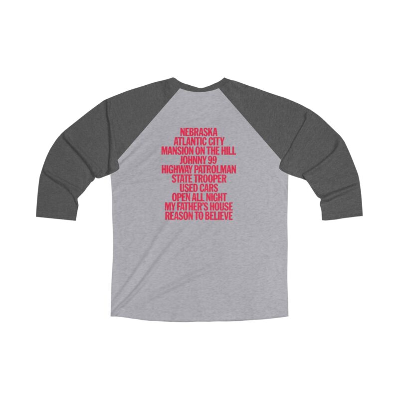 Springsteen: Deliver Me from Nowhere Unisex Tri-Blend 34 Raglan Tee - Image 4