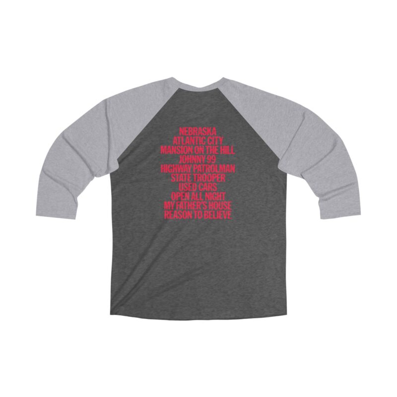 Springsteen: Deliver Me from Nowhere Unisex Tri-Blend 34 Raglan Tee - Image 2