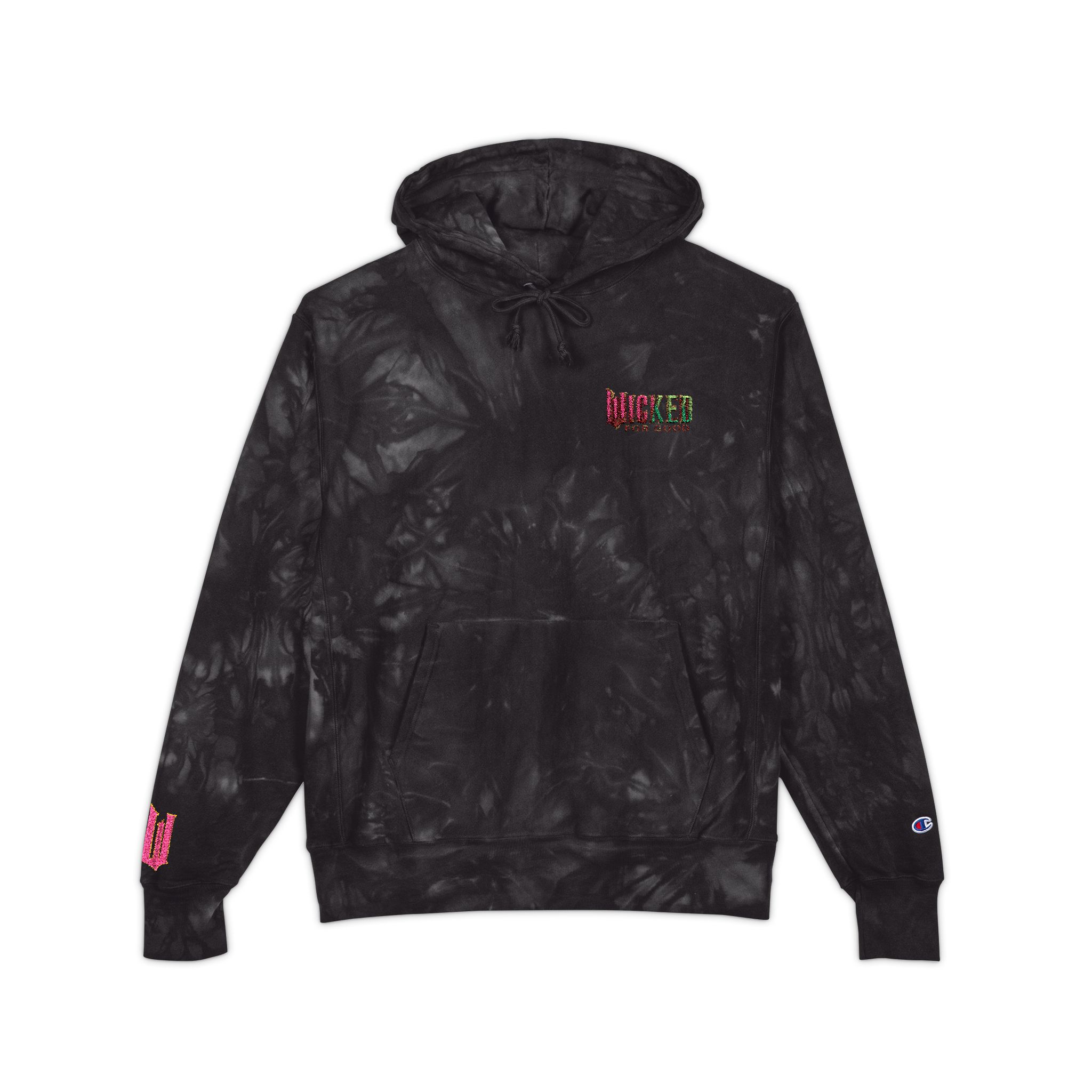 Wicked: For Good Unisex Champion Tie-Dye Hoodie (Embroidery) - Image 5