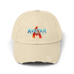 The Avatar: Fire and Ash Unisex Distressed Cap
