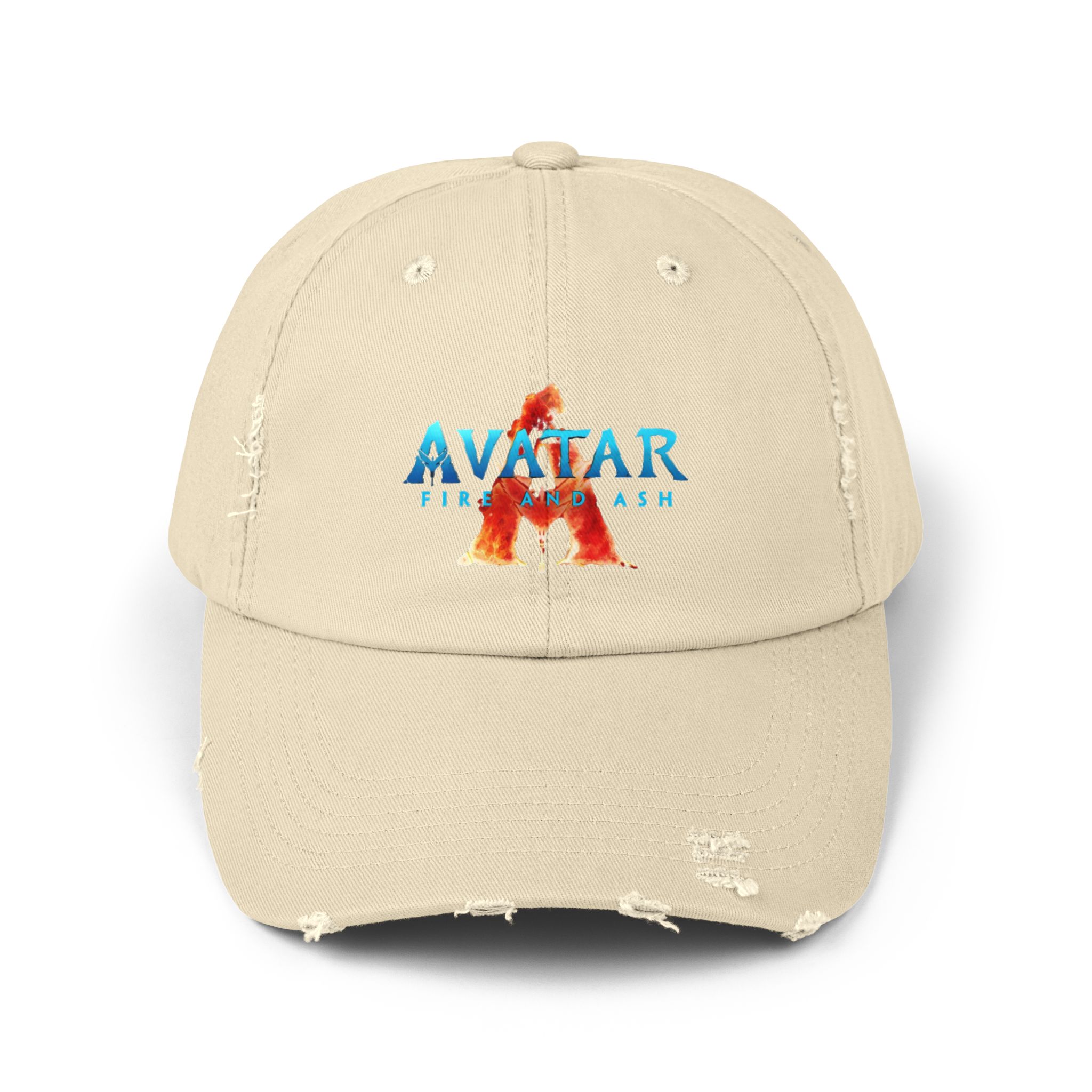 The Avatar: Fire and Ash Unisex Distressed Cap