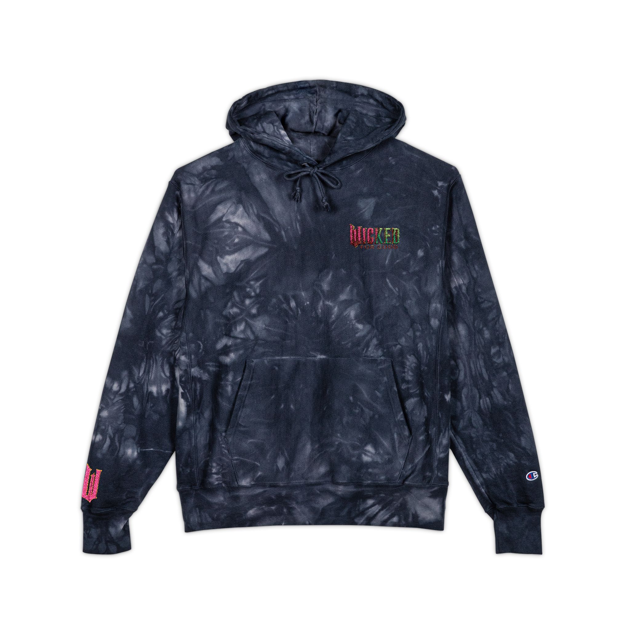 Wicked: For Good Unisex Champion Tie-Dye Hoodie (Embroidery)