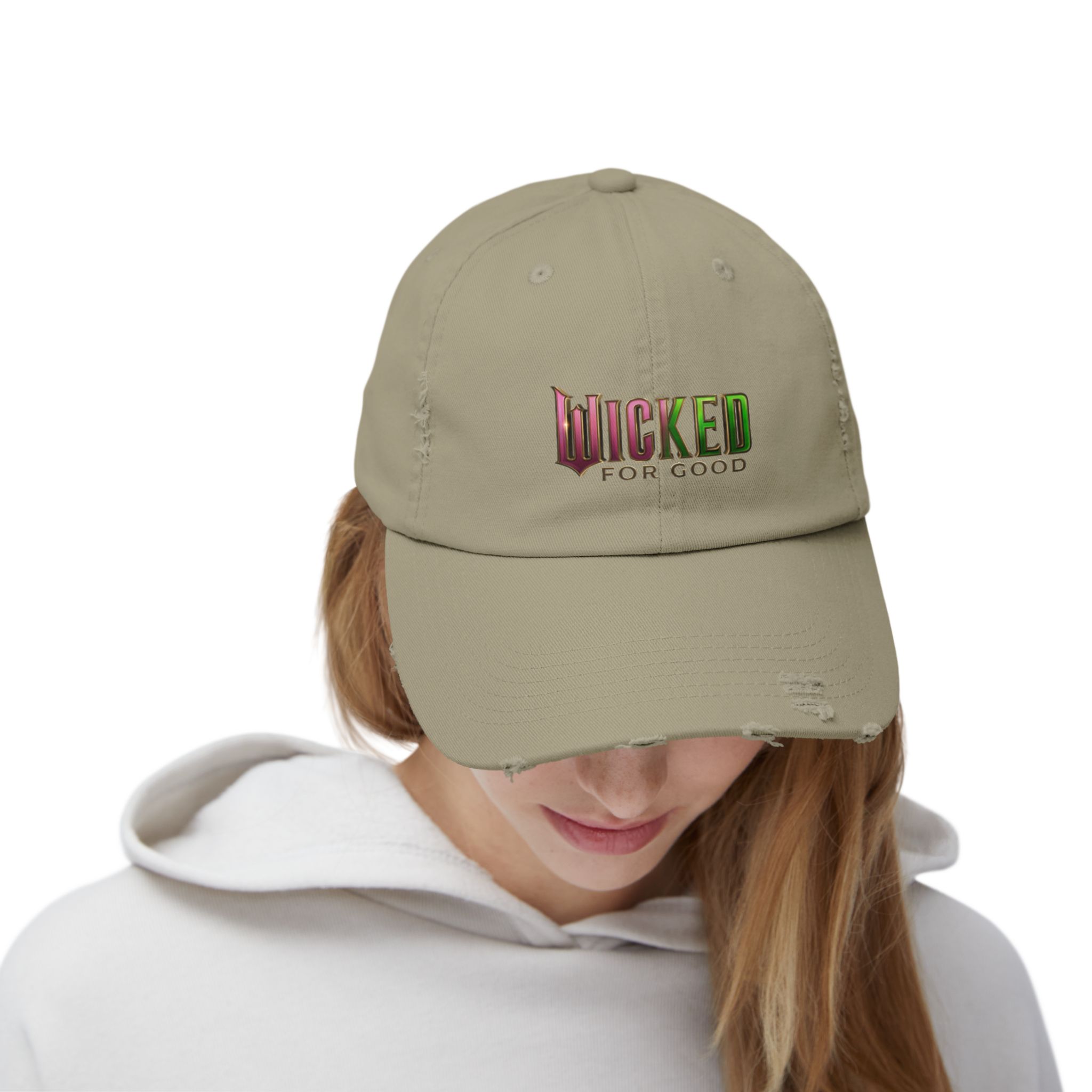 Wicked: For Good Unisex Distressed Cap - Image 8