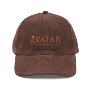 The Avatar: Fire and Ash Vintage Corduroy Cap (Embroidery)
